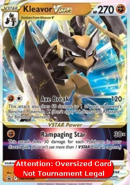 Kleavor VSTAR - SWSH Black Star Promos (Oversized) [SWSH-249]