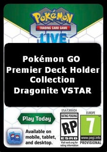 Live Code Card (Premier Deck Holder Collection-Dragonite VSTAR) - Pokémon GO (Online Code Card)