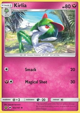 Kirlia - Burning Shadows (Uncommon) [BUS-92a]