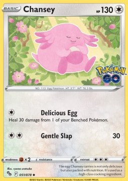 Chansey - Pokémon GO (Uncommon) [PGO-051]