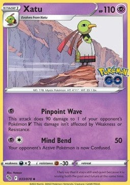 Xatu - Pokémon GO (Uncommon) [PGO-033]