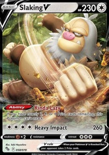 Slaking V - Pokémon GO (Ultra Rare) [PGO-058]