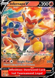 Infernape V - SWSH Black Star Promos (Oversized) [SWSH-252]