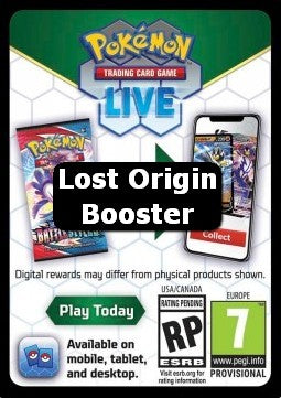Live Code Card (Booster) - Lost Origin (Online Code Card)