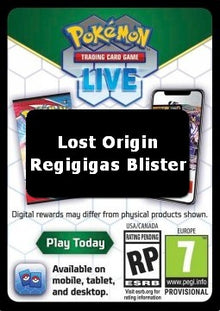 Live Code Card (Regigigas Blister) - Lost Origin (Online Code Card)