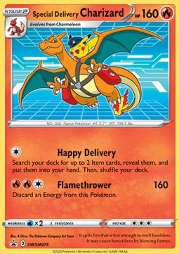 Special Delivery Charizard - SWSH Black Star Promos (Promo) [SWSH-075]