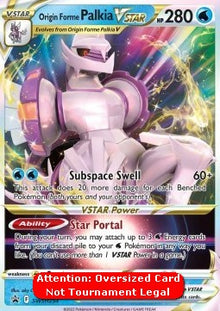 Origin Forme Palkia VSTAR - SWSH Black Star Promos (Oversized) [SWSH-254]