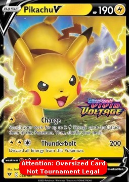 Pikachu V - Vivid Voltage (Oversized) [VIV-43]