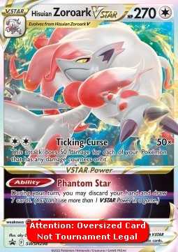 Hisuian Zoroark VSTAR - SWSH Black Star Promos (Oversized) [SWSH-298]