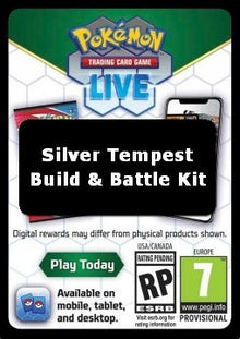 Live Code Card (Build & Battle Kit) - Silver Tempest (Online Code Card)