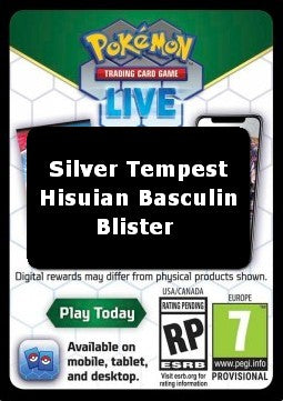 Live Code Card (Hisuian Basculin Blister) - Silver Tempest (Online Code Card)