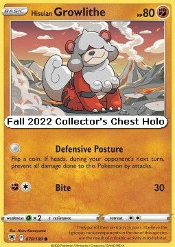 Hisuian Growlithe - Astral Radiance (Promo) [ASR-070]