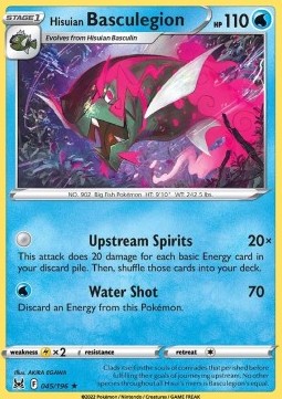 Hisuian Basculegion - Lost Origin (Holo Rare) [LOR-045]