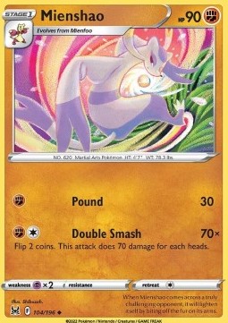 Mienshao - Lost Origin (Uncommon) [LOR-104]