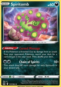 Spiritomb - Lost Origin (Rare) [LOR-117]