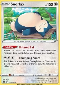Snorlax - Lost Origin (Holo Rare) [LOR-143]