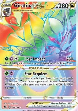 Giratina VSTAR - Lost Origin (Secret Rare) [LOR-201]