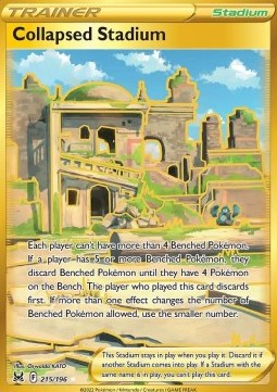 Collapsed Stadium - Lost Origin (Secret Rare) [LOR-215]