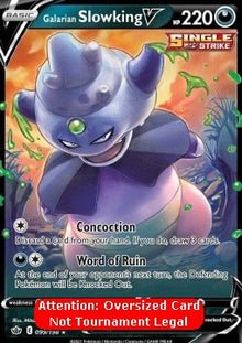 Galarian Slowking V - Chilling Reign (Oversized) [CRE-099]