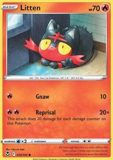 Litten - Silver Tempest (Common) [SIT-030]