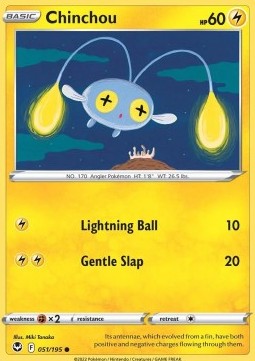 Chinchou - Silver Tempest (Common) [SIT-051]