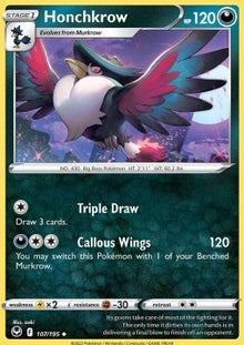 Honchkrow - Silver Tempest (Uncommon) [SIT-107]