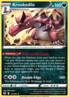 Krookodile - Silver Tempest (Holo Rare) [SIT-113]