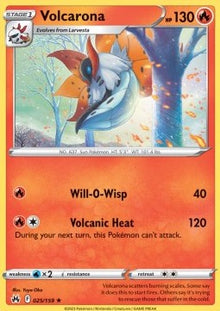 Volcarona - Crown Zenith (Rare) [CRZ-025]