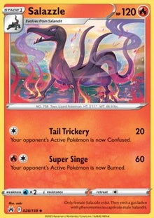 Salazzle - Crown Zenith (Uncommon) [CRZ-028]