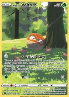 Hisuian Voltorb - Crown Zenith (Holo Rare) [CRZ-GG01]