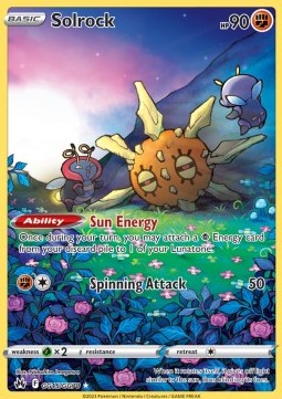 Solrock - Crown Zenith (Holo Rare) [CRZ-GG15]