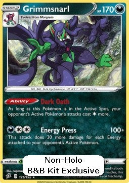 Grimmsnarl - Rebel Clash (Holo Rare) [RCL-125]