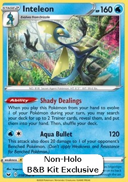 Inteleon - Sword & Shield (Holo Rare) [SSH-58]