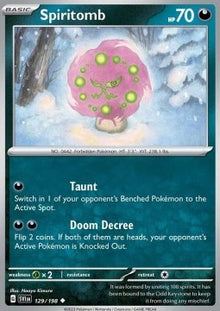 Spiritomb - Scarlet & Violet (Uncommon) [SVI-129]