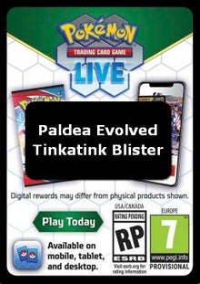 Live Code Card (Tinkatink Blister) - Paldea Evolved (Online Code Card)