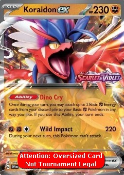 Koraidon ex - Scarlet & Violet (Oversized) [SVI-125]