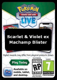 Live Code Card (Machamp Blister) - Scarlet & Violet (Online Code Card)