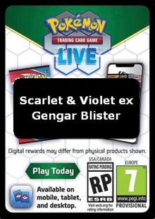 Live Code Card (Gengar Blister) - Scarlet & Violet (Online Code Card)