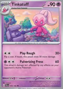 Tinkatuff - Paldea Evolved (Uncommon) [PAL-104]