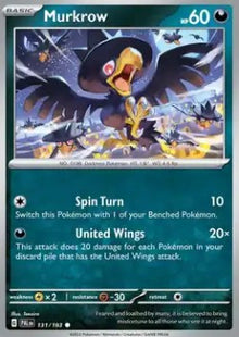 Murkrow - Paldea Evolved (Common) [PAL-131]