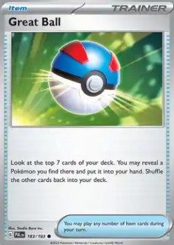 Great Ball - Paldea Evolved (Common) [PAL-183]