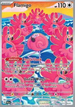 Flamigo - Paldea Evolved (Illustration Rare) [PAL-227]