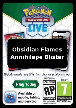 Live Code Card (Annihilape Blister) - Obsidian Flames (Online Code Card)