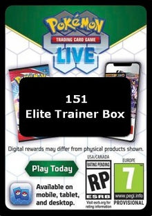 Live Code Card (Elite Trainer Box) - 151 (Online Code Card)