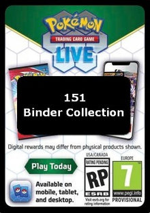 Live Code Card (151 Binder Collection) - 151 (Online Code Card)