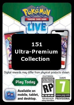 Live Code Card (151 Ultra-Premium Collection) - 151 (Online Code Card)