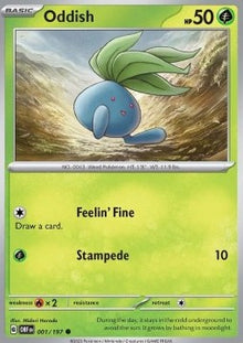 Oddish - Obsidian Flames (Common) [OBF-001]