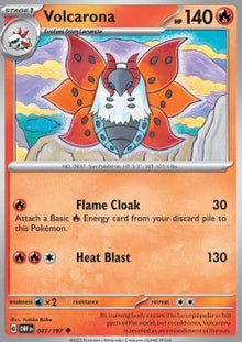 Volcarona - Obsidian Flames (Uncommon) [OBF-041]