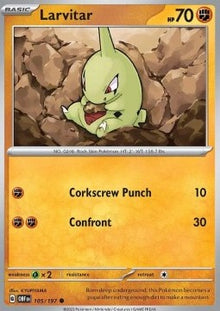 Larvitar - Obsidian Flames (Common) [OBF-105]