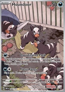 Houndour - Obsidian Flames (Illustration Rare) [OBF-204]